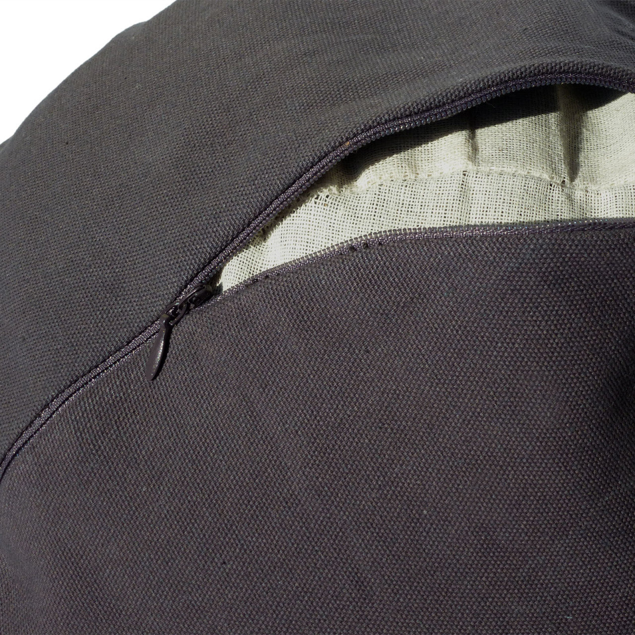 Yogapude & Meditationspude Lotus rund - H16 x Ø31 cm - Sort