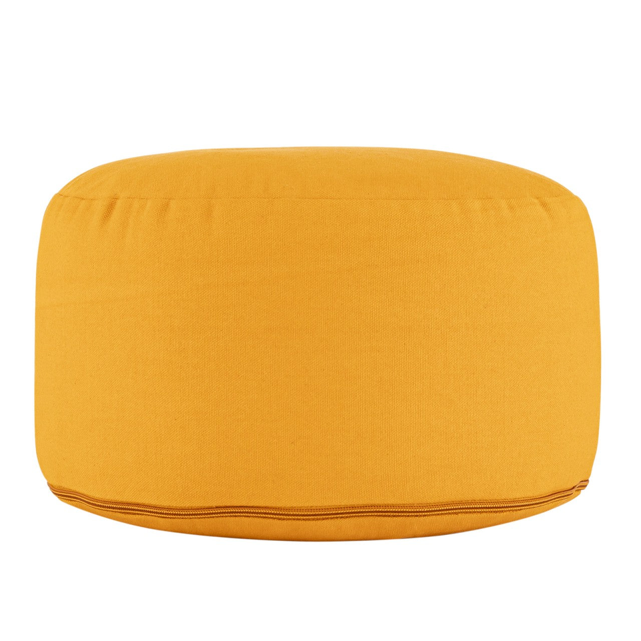 Yogapude & Meditationspude Rund - H20 x Ø31 cm - Gul - Nordic Unique