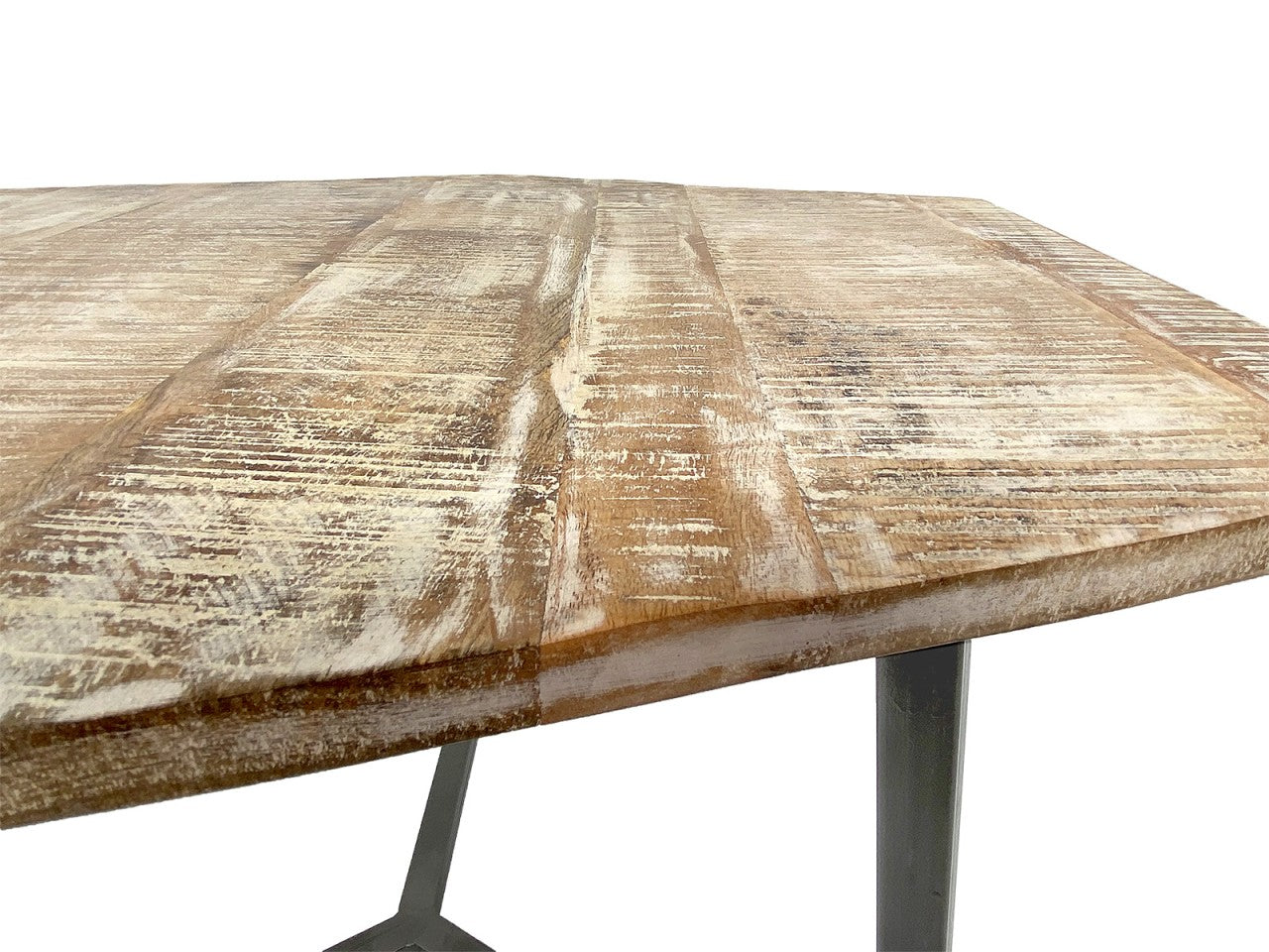 Paris sofabordssæt – 2 stk. sofaborde i industrielt design - Lys