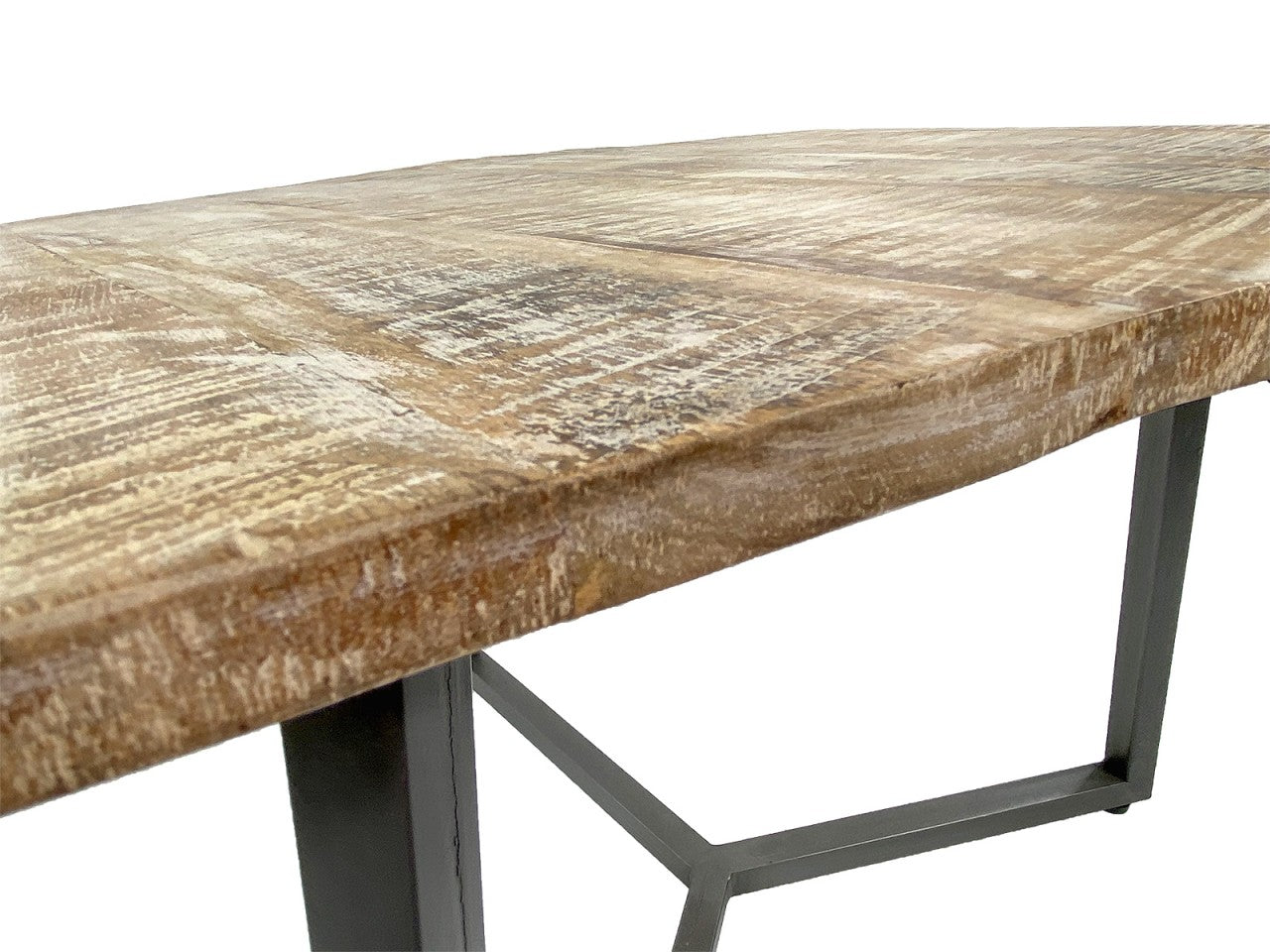 Paris sofabordssæt – 2 stk. sofaborde i industrielt design - Lys