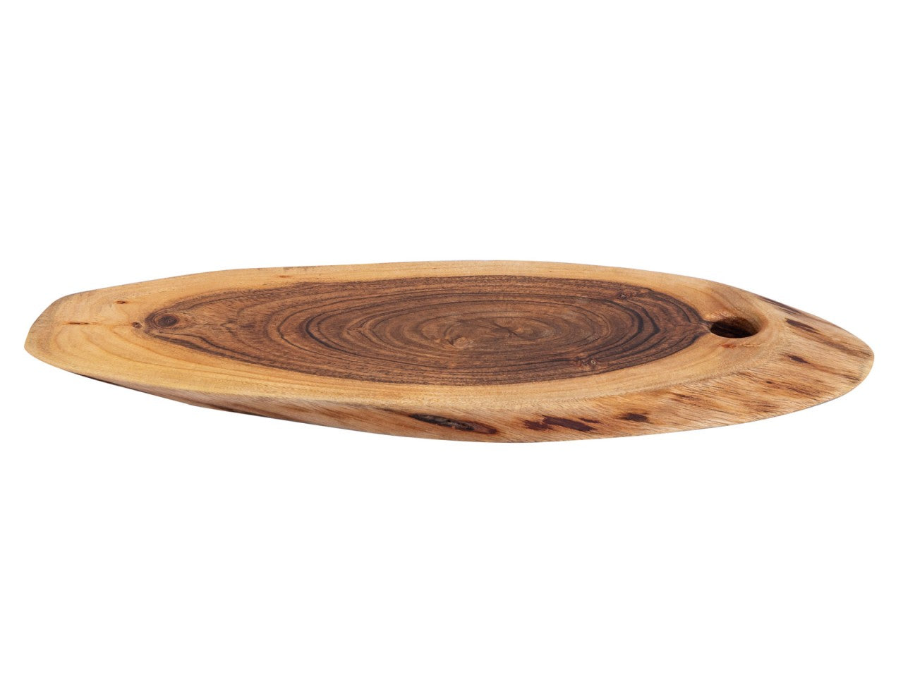 Serveringsbræt i Akacietræ – Håndlavet Træskive i Sæt af 8 - Nordic Unique