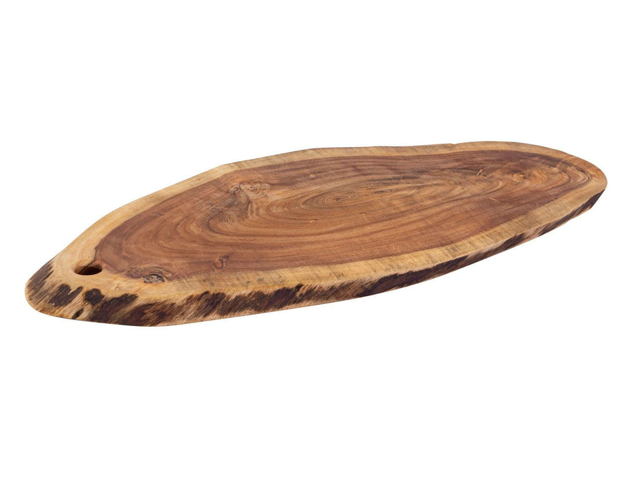 Serveringsbræt i Akacietræ – Håndlavet Træskive i Sæt af 4 - Nordic Unique