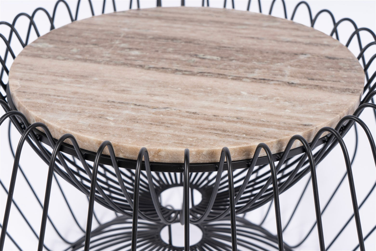 Sidebord Malibu 300 - Brun / Sort - Nordic Unique