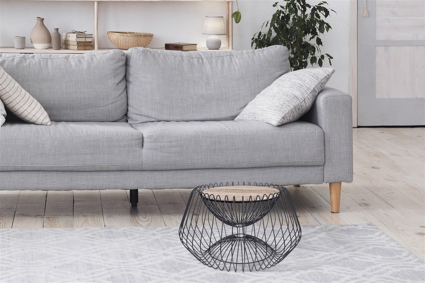 Sidebord Malibu 300 - Brun / Sort - Nordic Unique