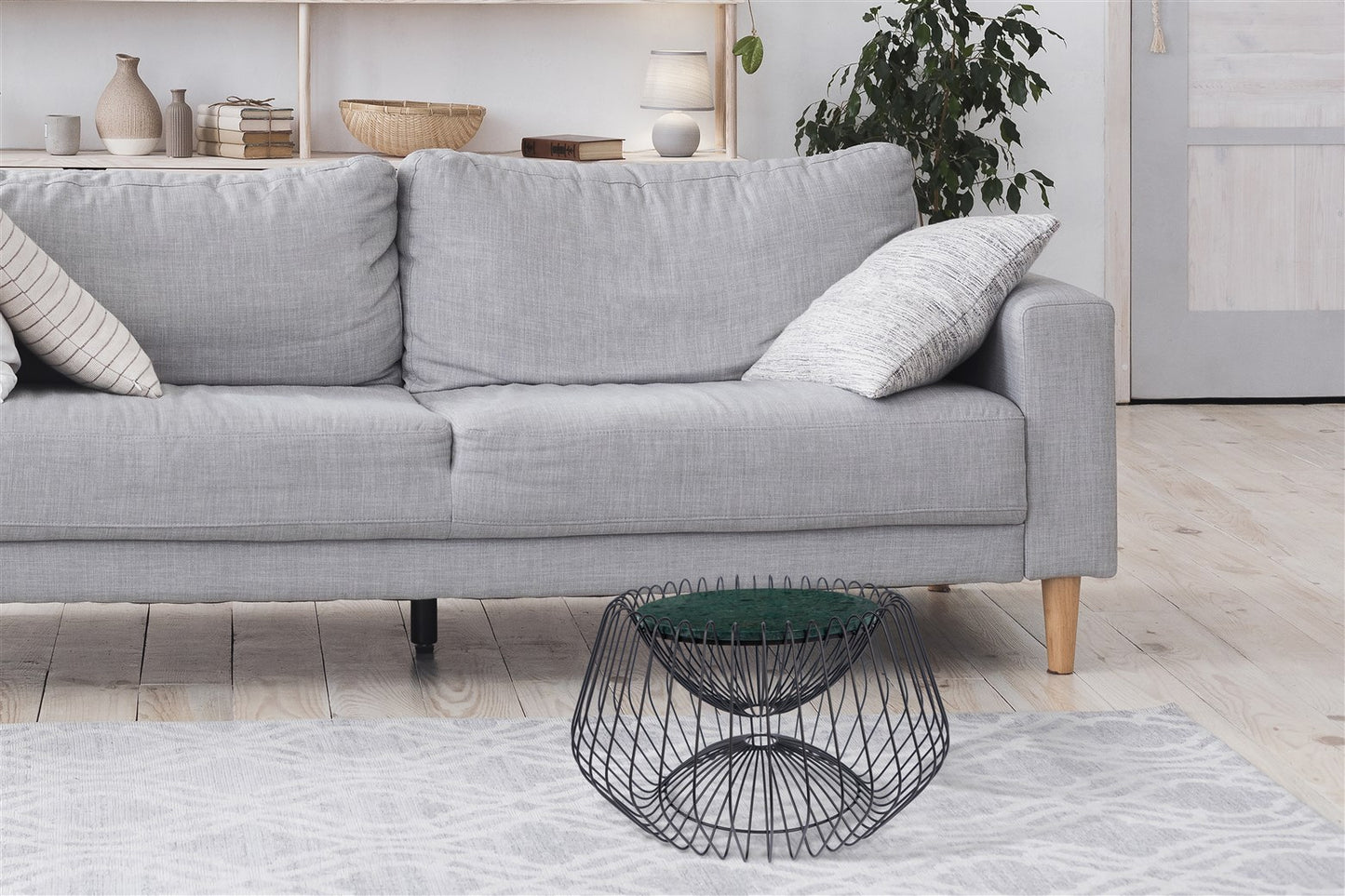 Bord Malibu 300 – Grøn / Sort - Nordic Unique