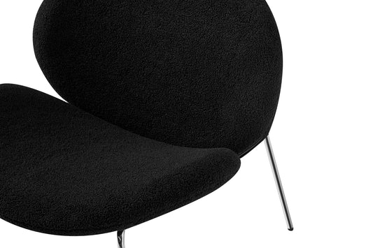 Stol Jaden 100 – 2-pak, Sort / Sølv - Nordic Unique