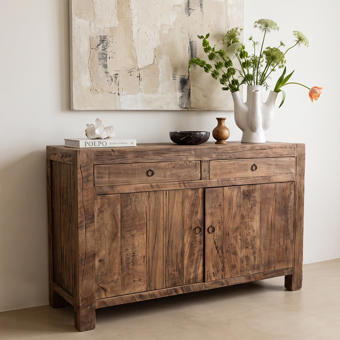 Farmwood træskænk - 120x45x85 cm
