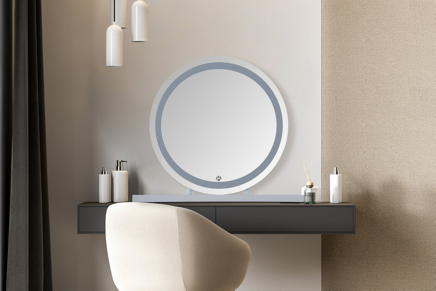 LED Makeup Spejl Glamory 100 – Hvid - Nordic Unique