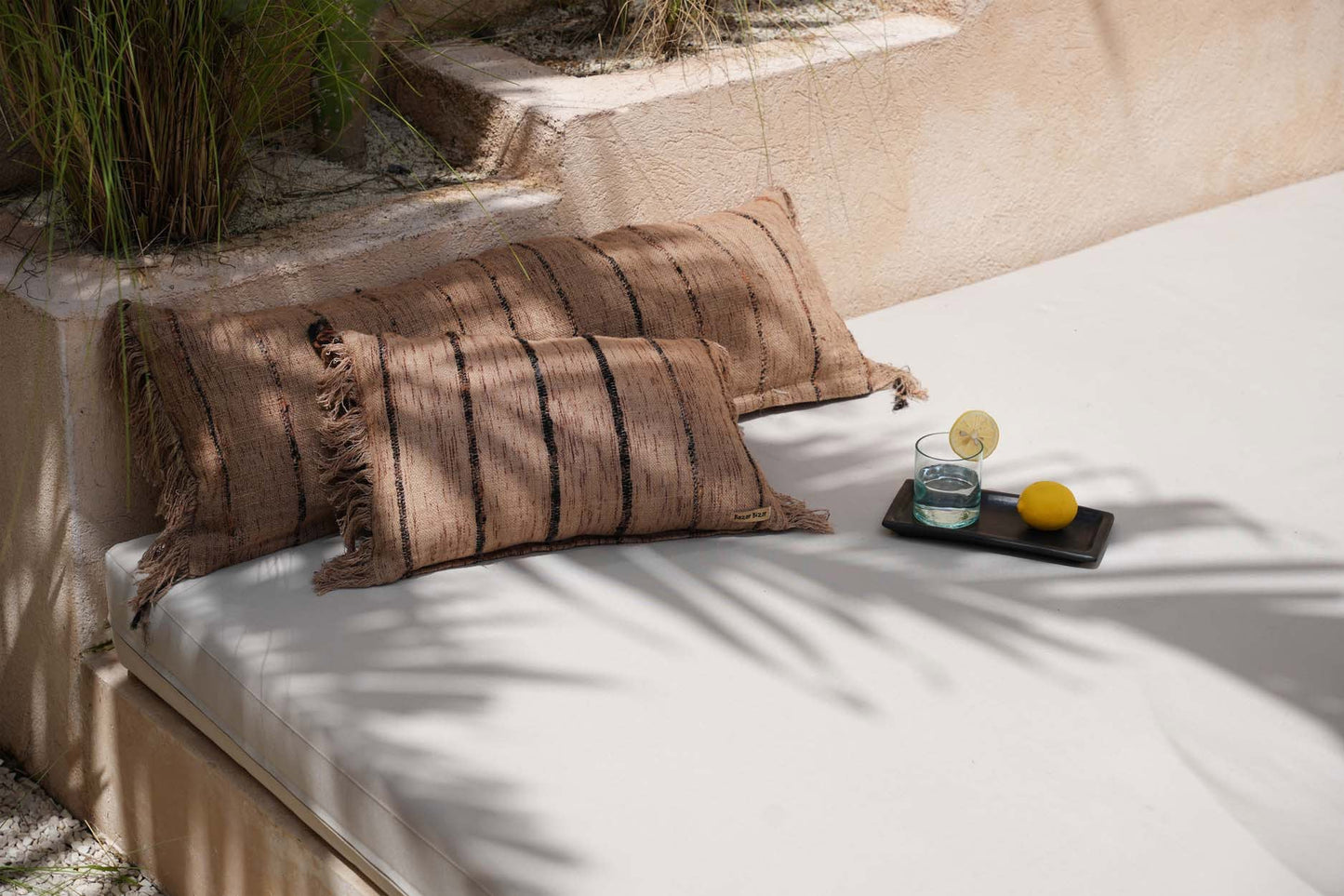Oh My Gee Kuddfodral - Beige Svart - 35x100cm