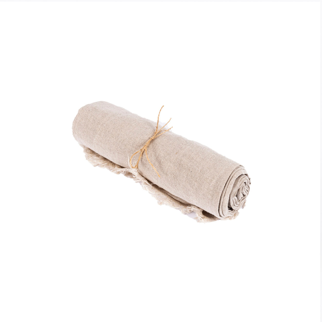 Linneduk - Beige - 150x200cm