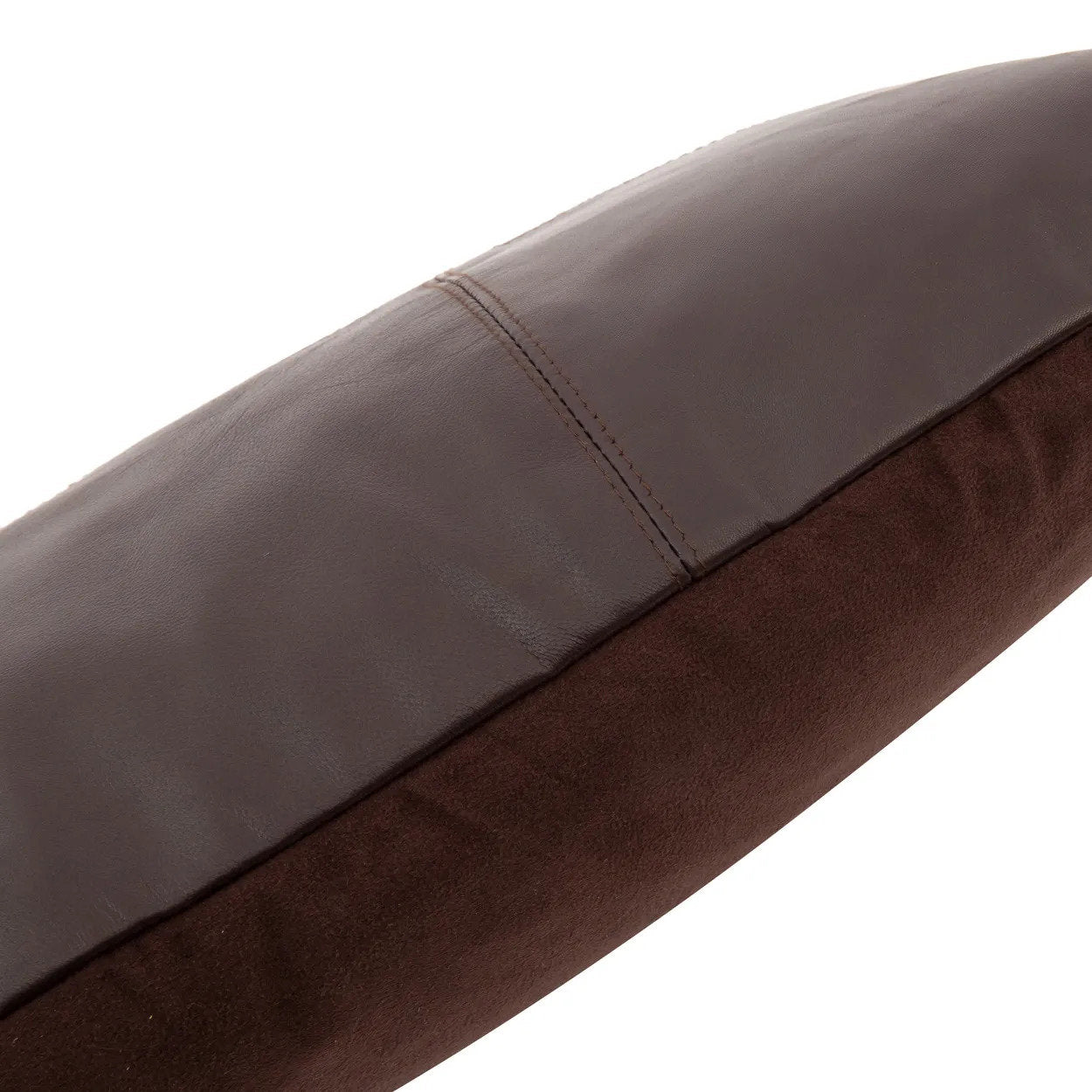 Kuddfodral i chokladläder - Choco - 30x50cm