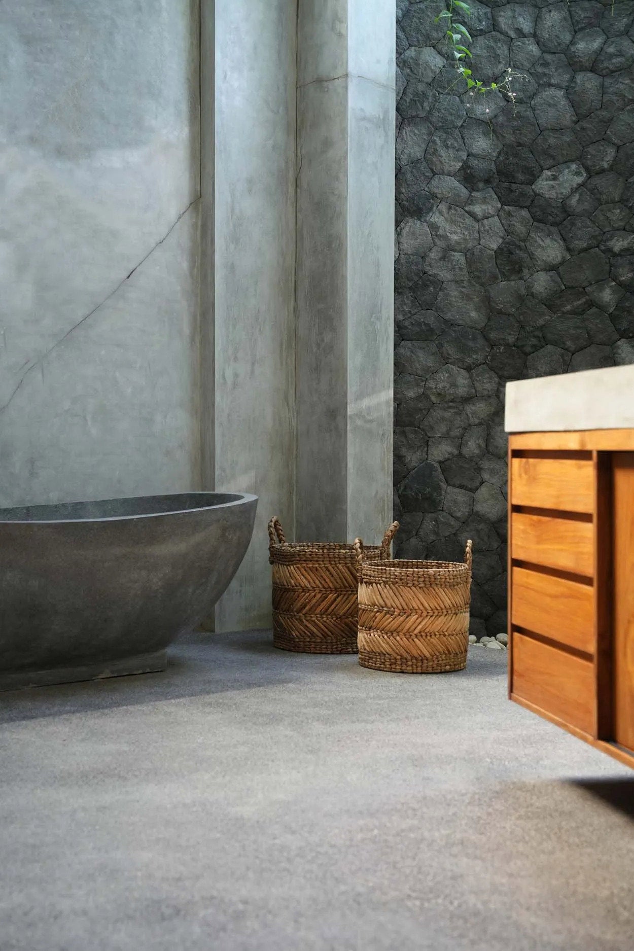 Banana Zigzag Kurv - M - Nordic Unique