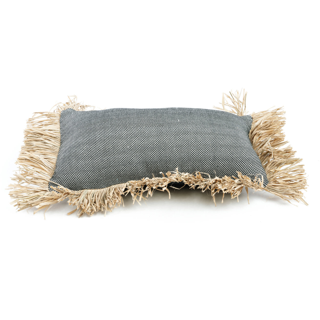 Bomuld Bonita Pudebetræk - Naturlig Sort - 30x50cm