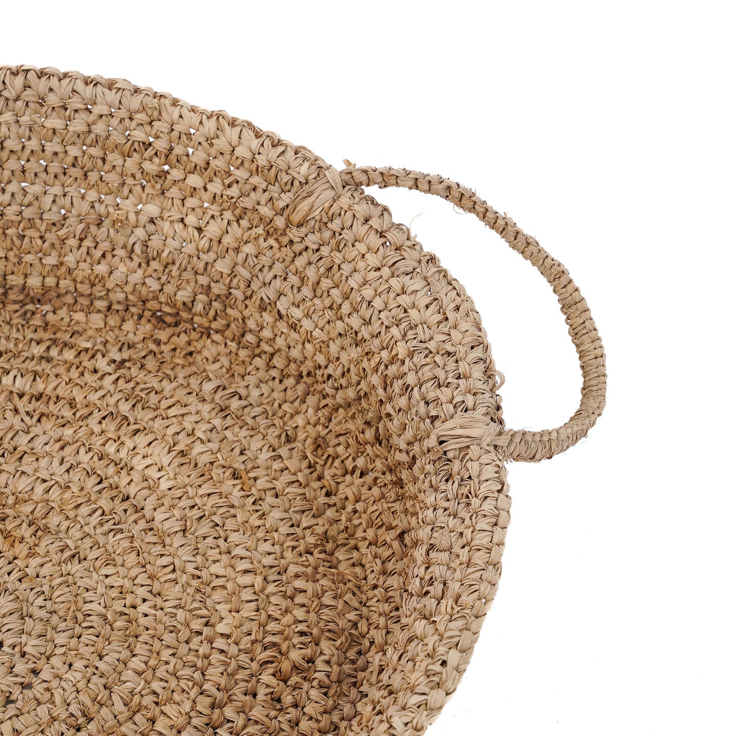Raffia Kurvebakker - Naturlig - L - Nordic Unique