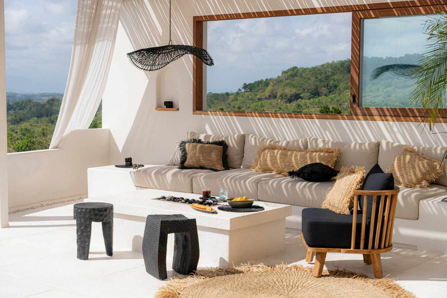 Montano taburet - Sort - Nordic Unique