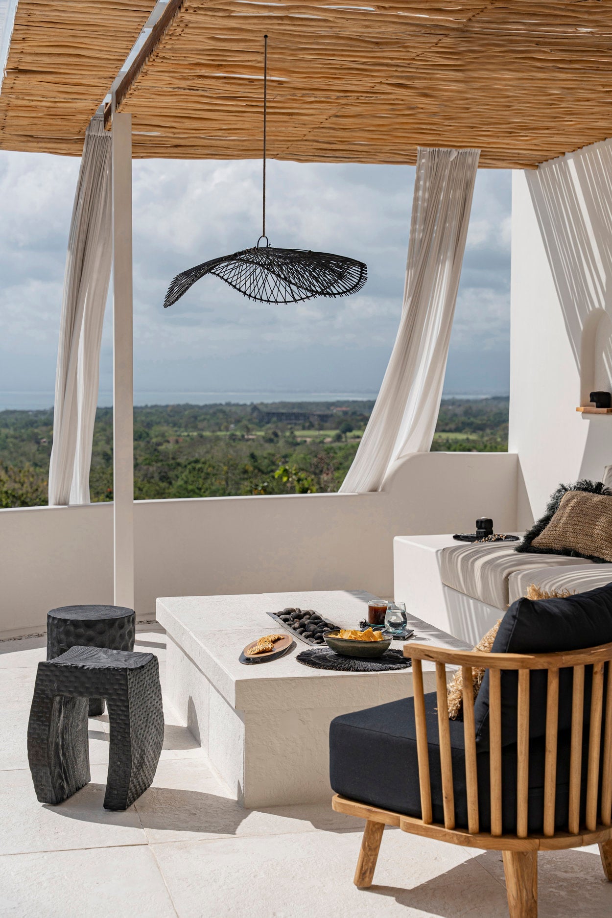 Montano taburet - Sort - Nordic Unique