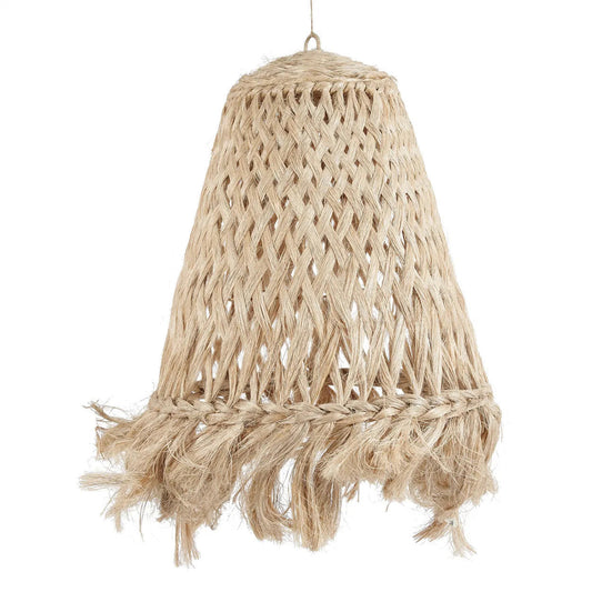 Abaca Jelly Fish Lamp Pendel - Naturlig - L