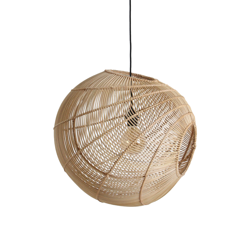 Luna rattan hængelampe Sphere - 50x52x50 cm