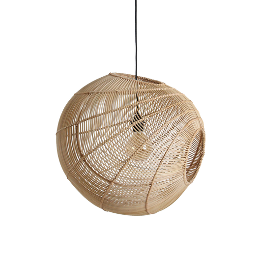Luna rattan hængelampe Sphere - 50x52x50 cm