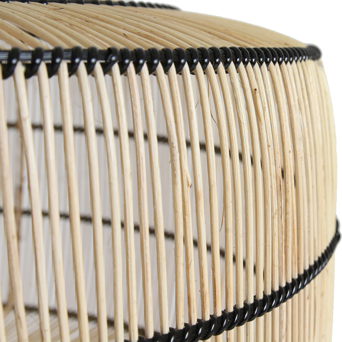 Stella rattan hængelampe - 61x61x36 cm