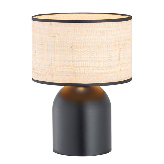 Bordlampe ASPEN LN1 - Sort / Rattan - Nordic Unique