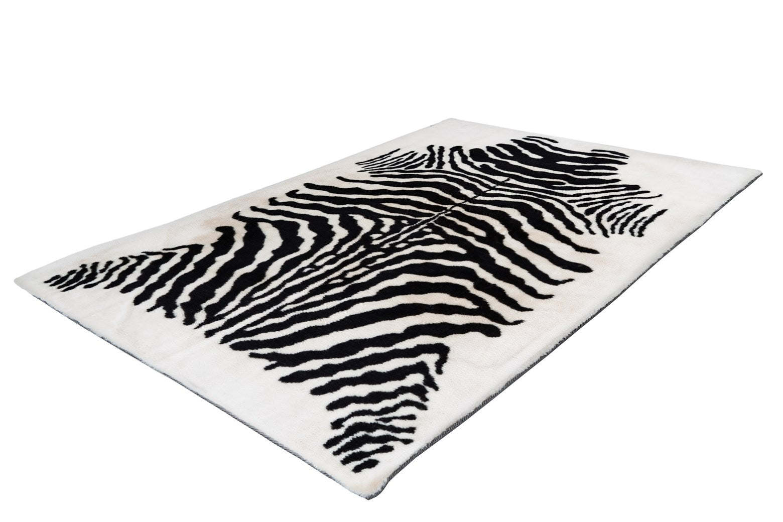 Tæppe Zebra Mønster 400 – Sort / Hvid 160x230 cm - Nordic Unique