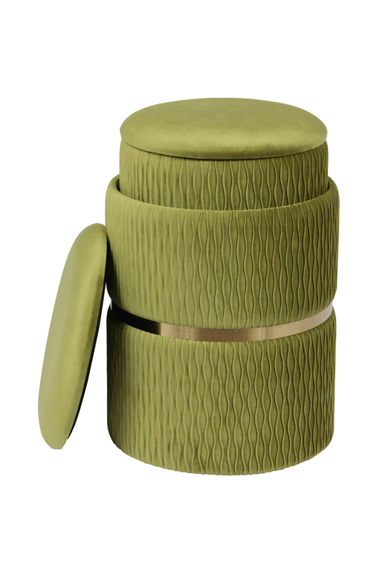 Puf Zora 400 2-Pak – Pistaciegrøn - Nordic Unique