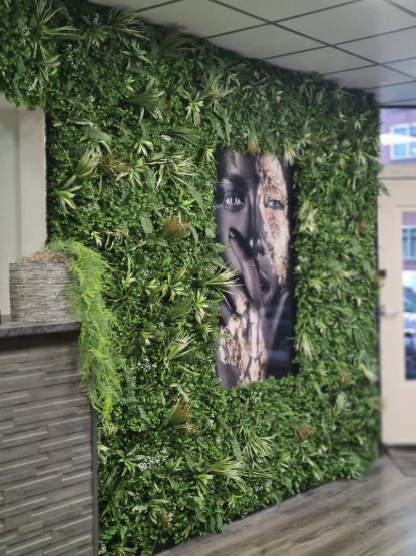 Kunstig Plantevæg 100x100cm Moduler