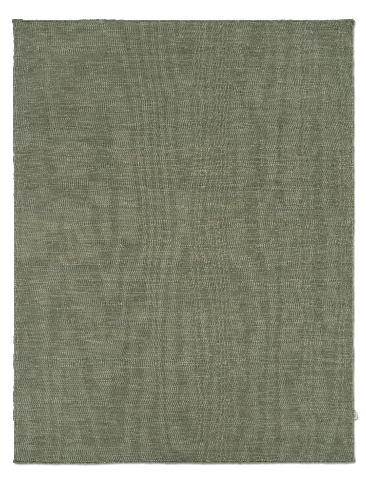 Ensfarvet Tæppe 200x300cm - Grøn