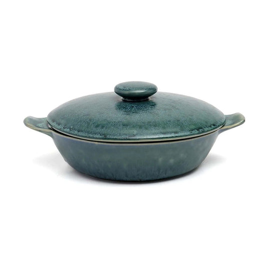 Aqua Ceramic Pot - Set om 4