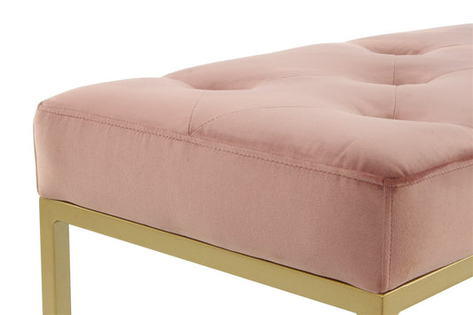 Bænk Cameron 100 Old Rose / Guld - Nordic Unique