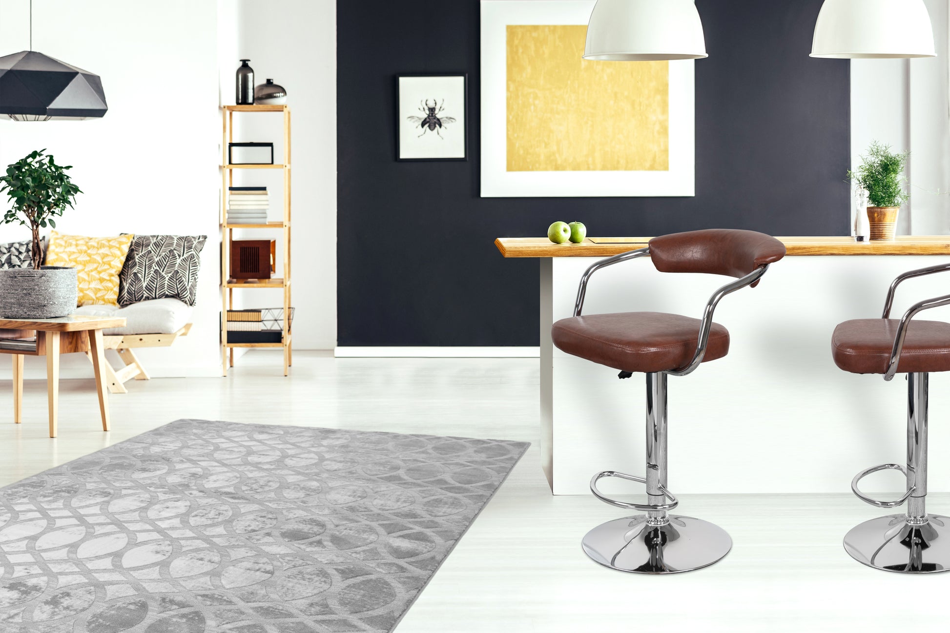 Barstol Midnight 500 2-sæt – Kaffe - Nordic Unique