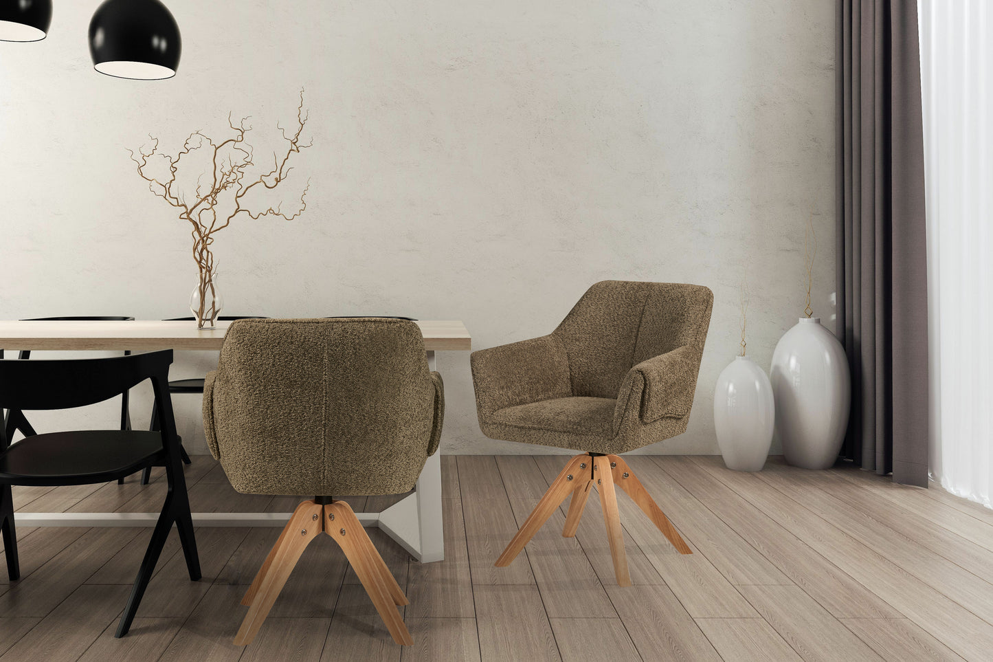 Stol Dian 200 – Brun - Nordic Unique