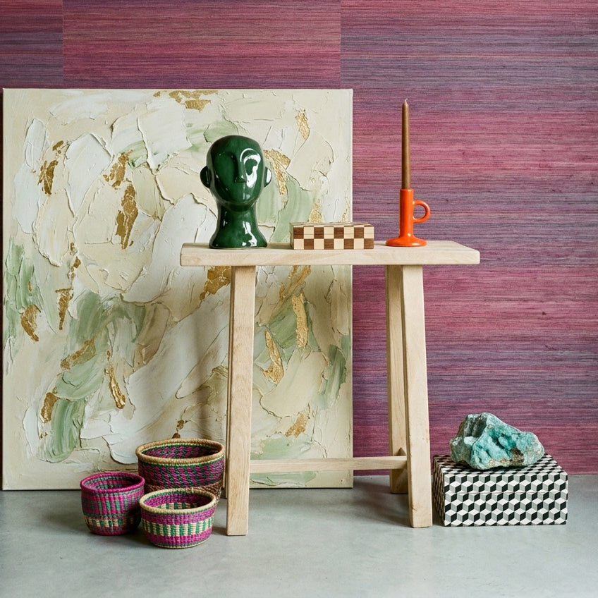 Beachwood sidebord i mangotræ - 85x42x80 cm