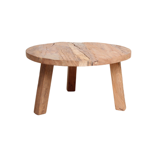 Farmwood rundt sofabord - FSC-genanvendt træ - Ø70x38 cm