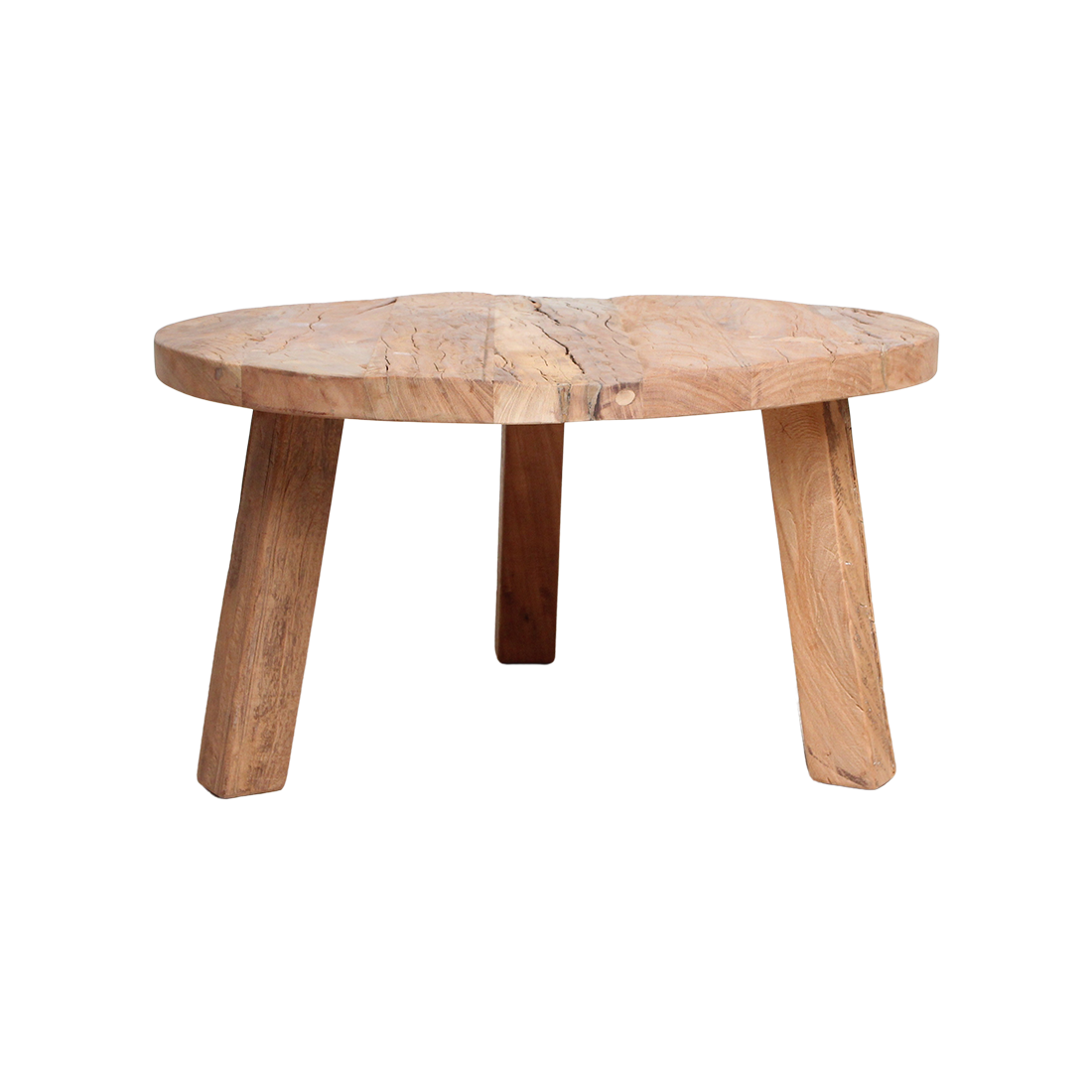 Farmwood rundt sofabord - FSC-genanvendt træ - Ø70x38 cm