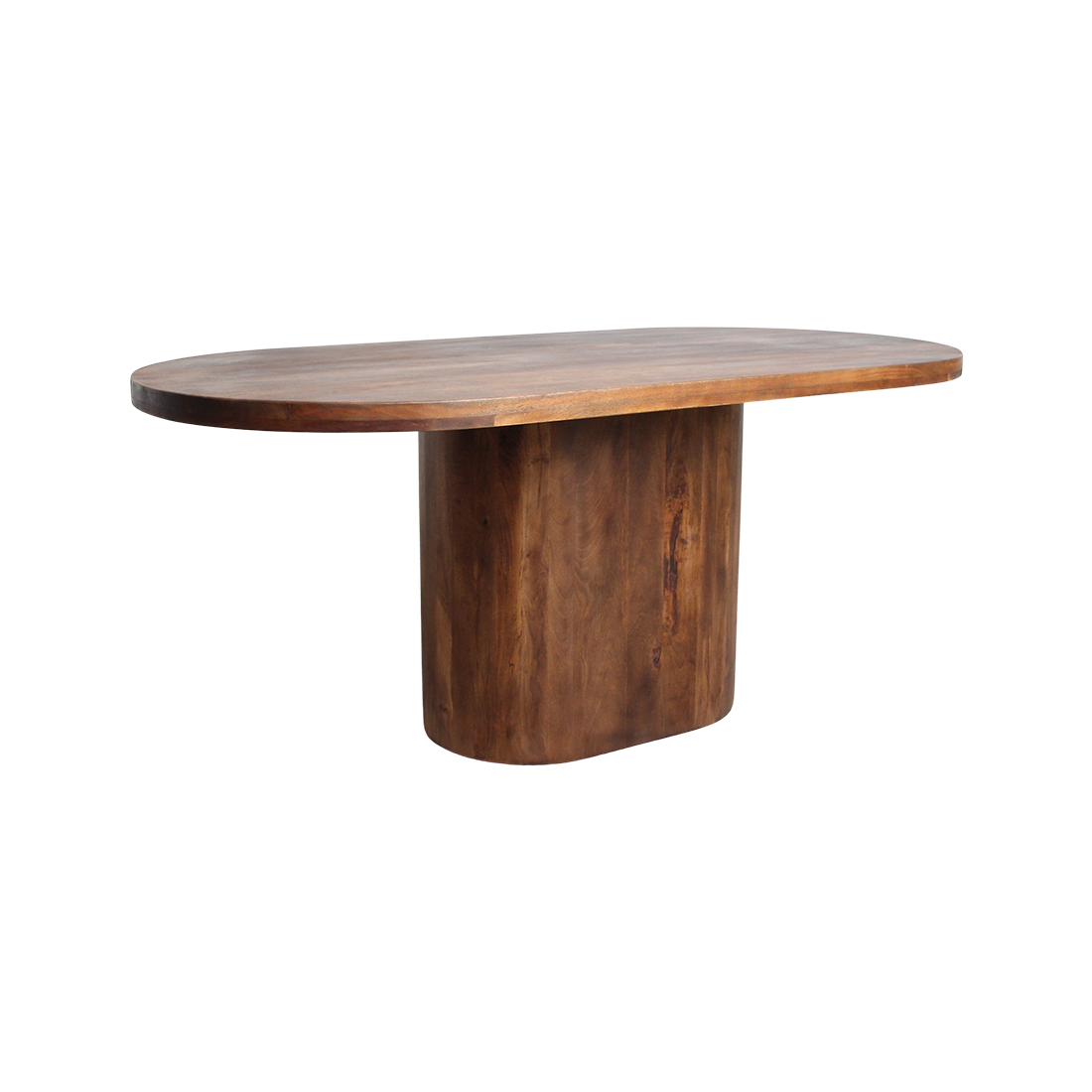 Bullnose oblong mangotræ spisebord oval - 180 cm