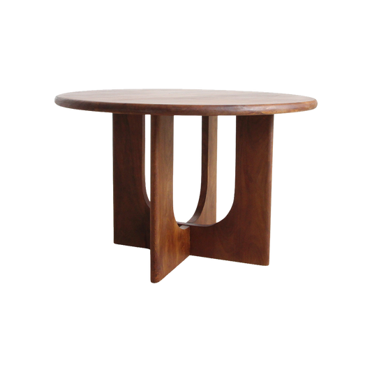 Bullnose Coliseo rundt spisebord i mangotræ - Ø 120 cm