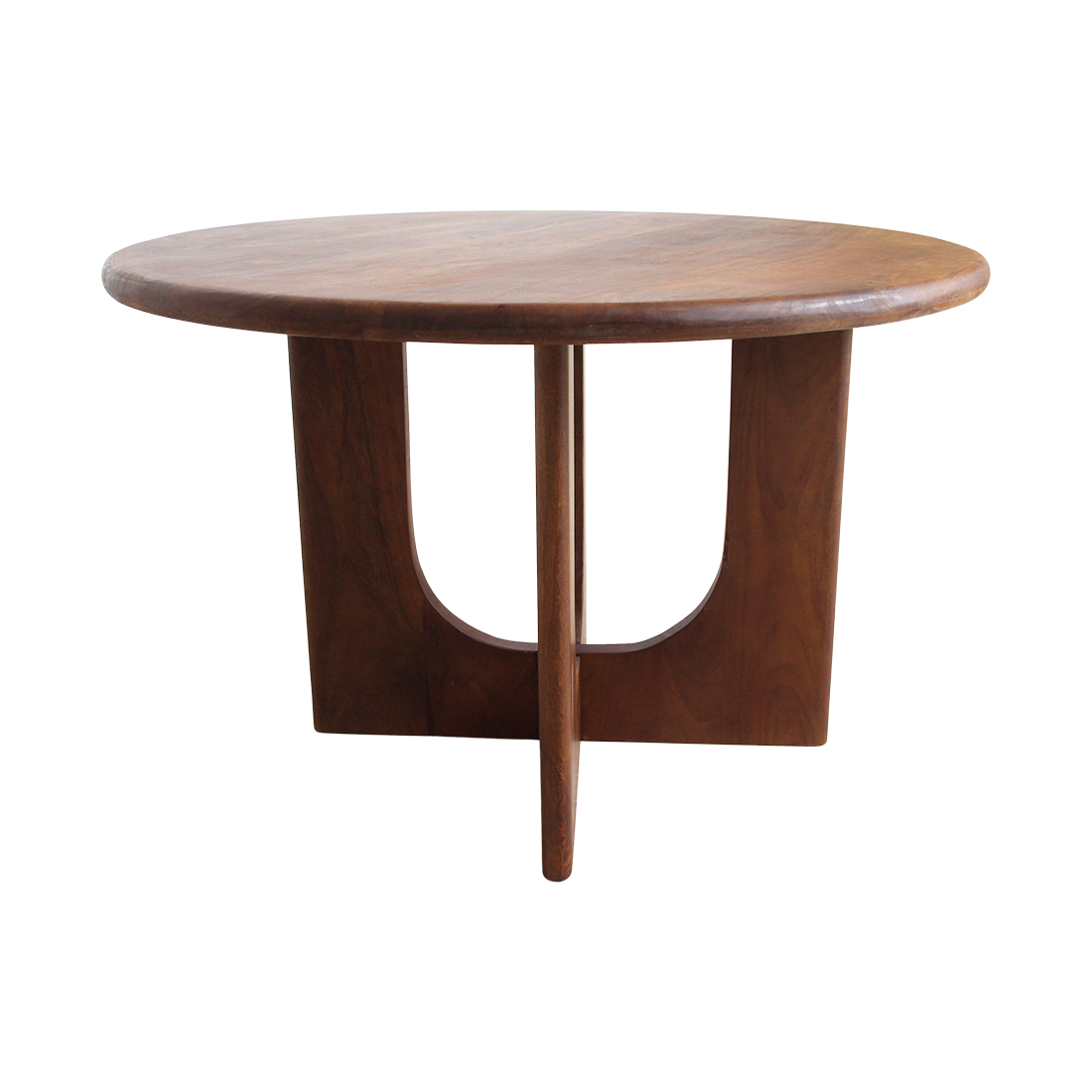 Bullnose Coliseo rundt spisebord i mangotræ - Ø 120 cm