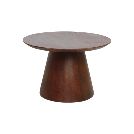 Bullnose sidebord i mangotræ, kegleformet Ø 55 cm