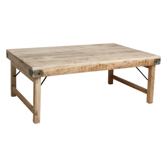 Kalket foldbart sofabord - 120x75x45 cm