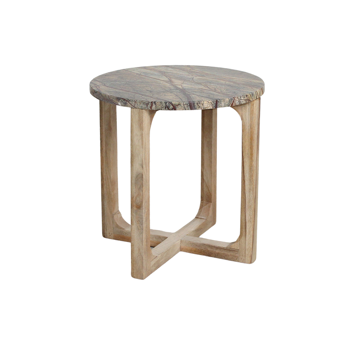 Marmor sidebord Bizar - 50x50x50 cm