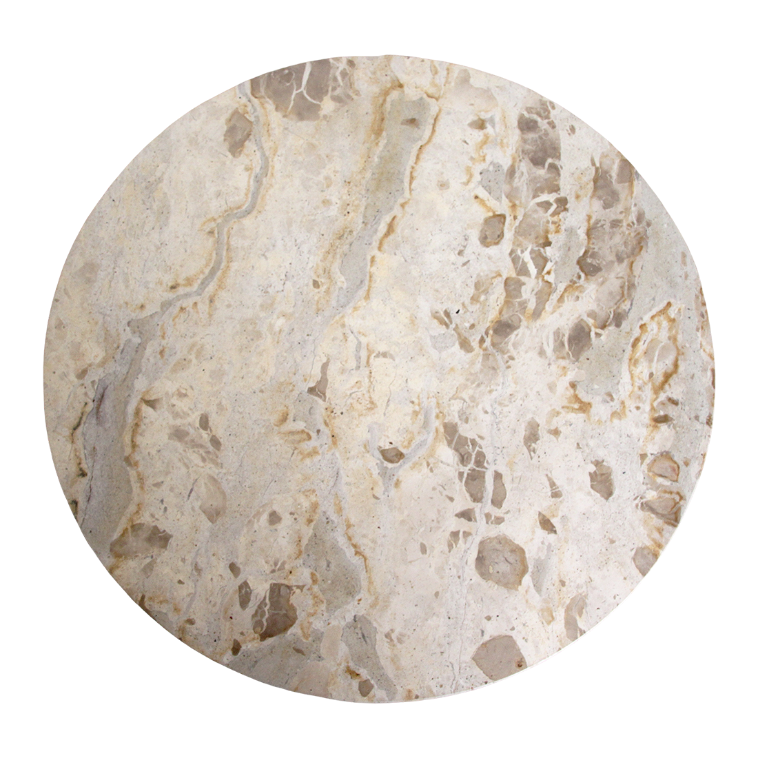 Marmor sidebord creme - 50x50x50 cm