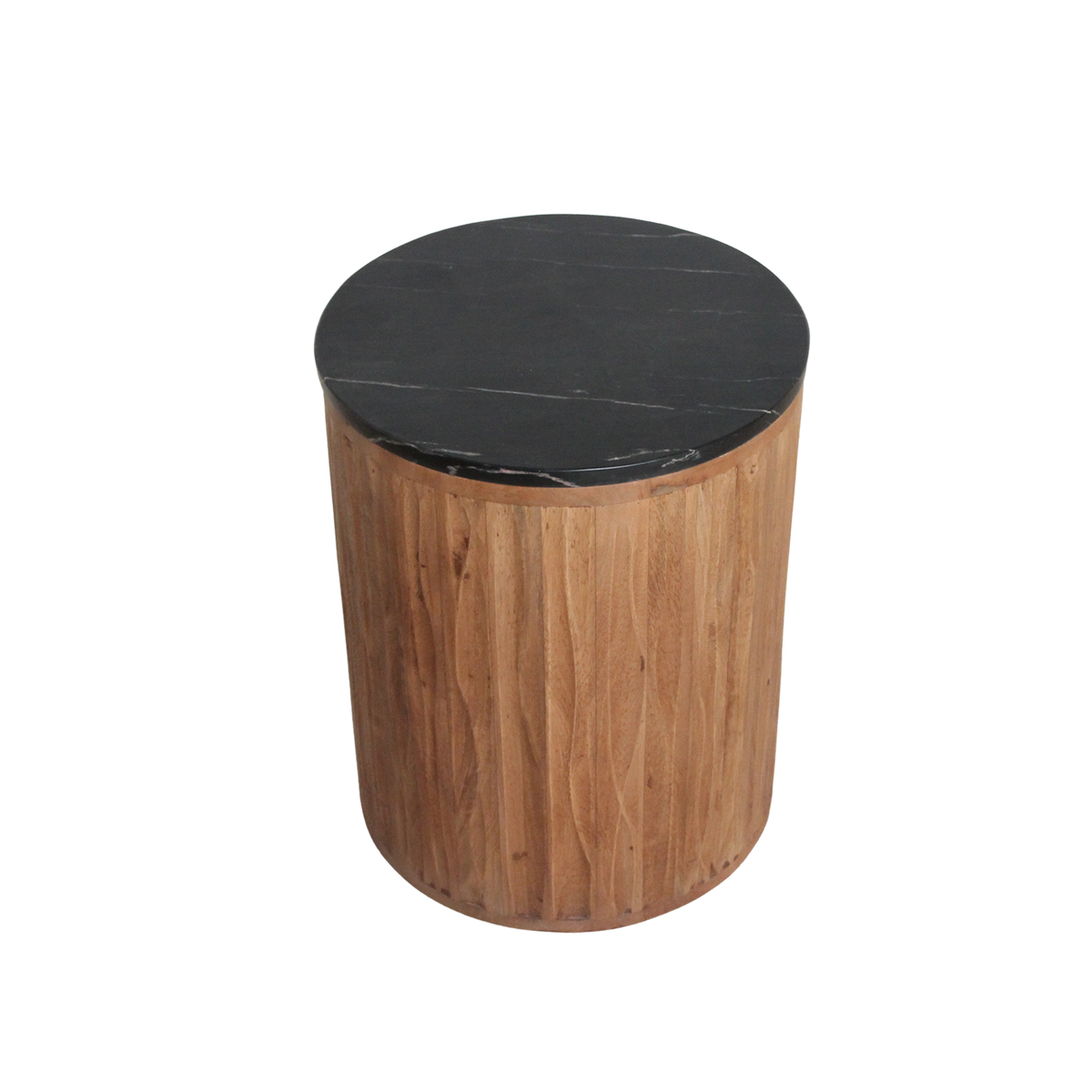 Langkawi marmor-sidebord - sort