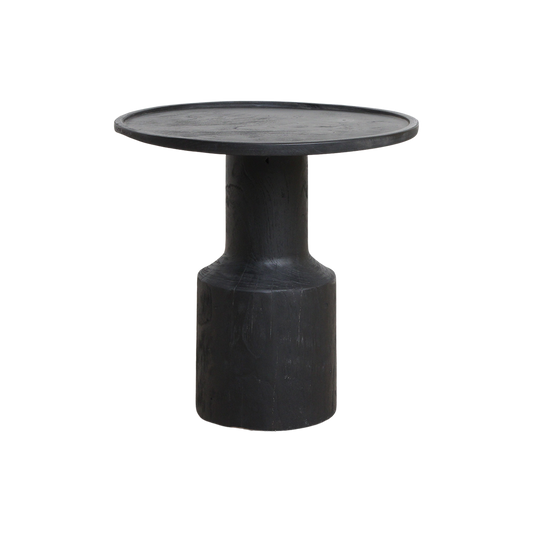 Nero teaktræs sidebord Midnight - sort