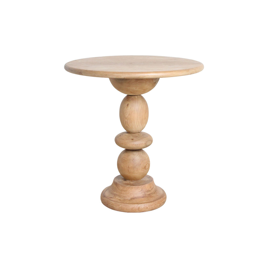 Bistro-havebord i teaktræ - Ø 69 cm