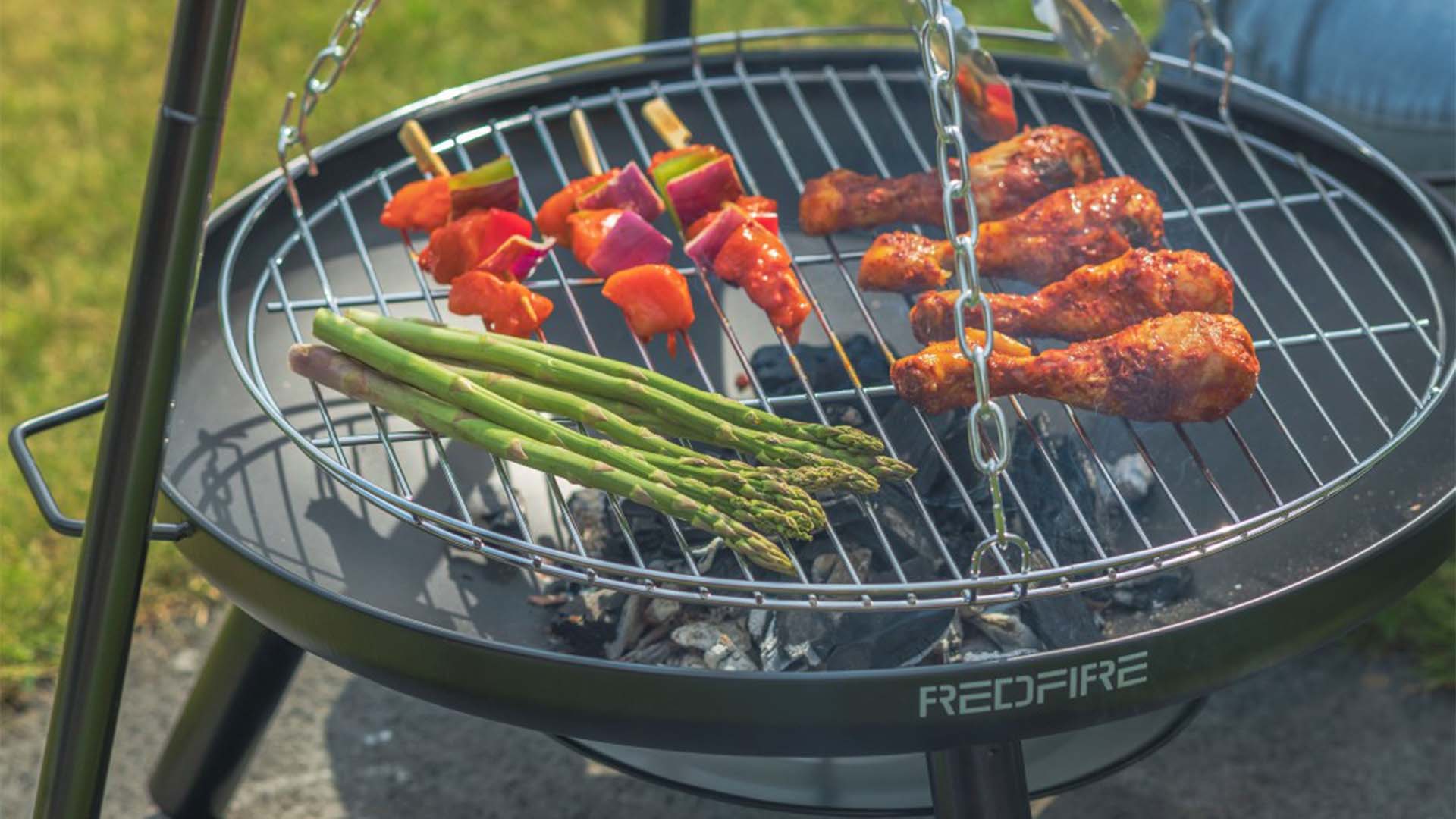 El Paso BBQ Bålfad Tripod – Sort/Sølv - Nordic Unique