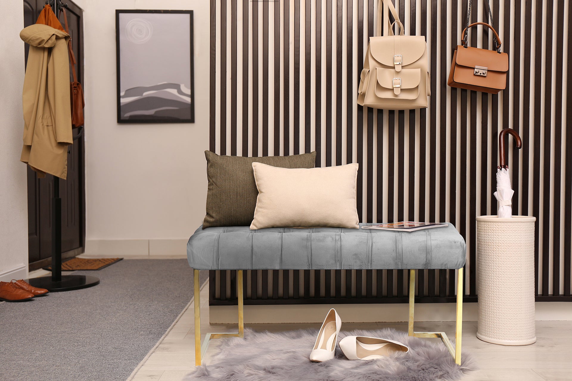 Bænk Rarity 200 – Grå - Nordic Unique