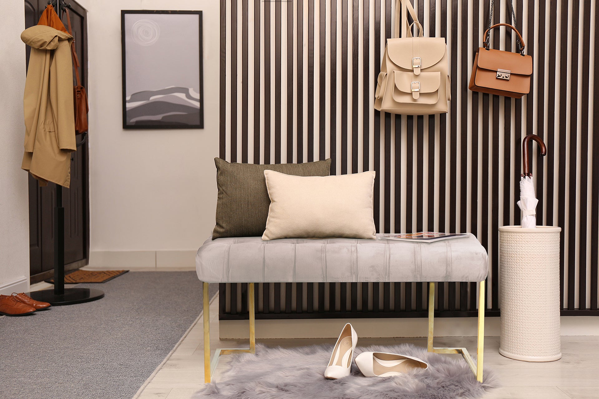 Bænk Rarity 200 – Taupe - Nordic Unique