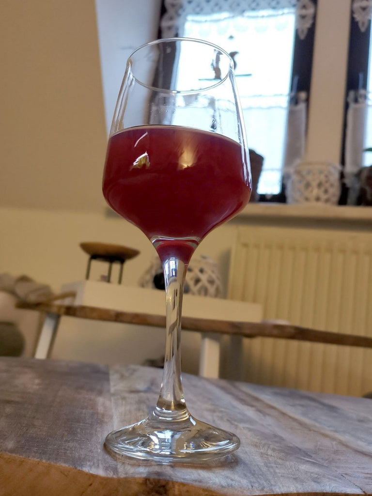 Rundt sofabord i metal og træ Ø55cm - Nordic Unique